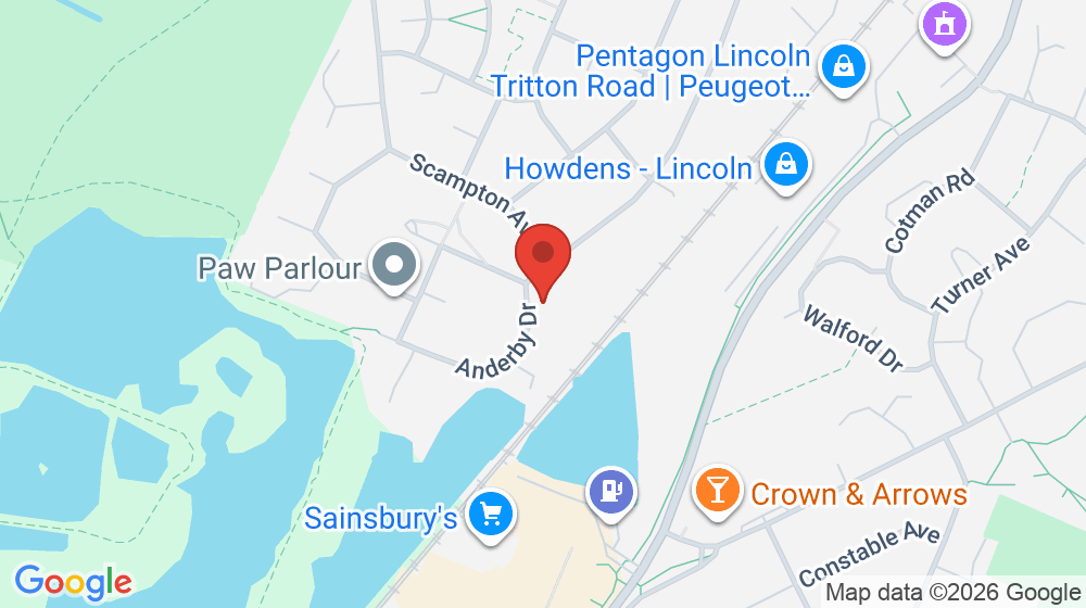 Map showing the location of Absolute Electrical Lincoln
