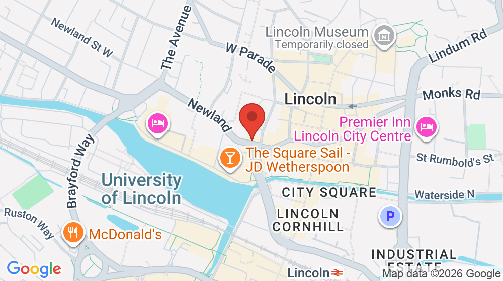 Map showing the location of Alive Lincoln Central