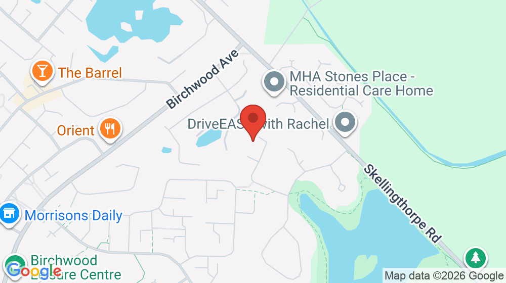 Map showing the location of Birchwood Library