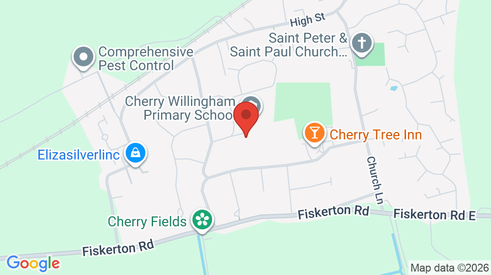 Map showing the location of Cherry Willingham Children's Centre