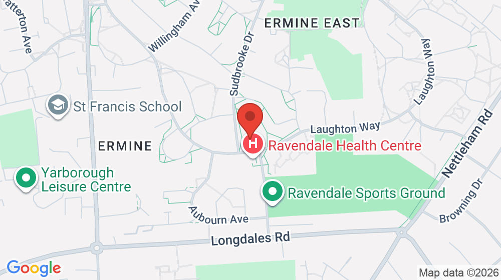 Map showing the location of Church of St John the Baptist