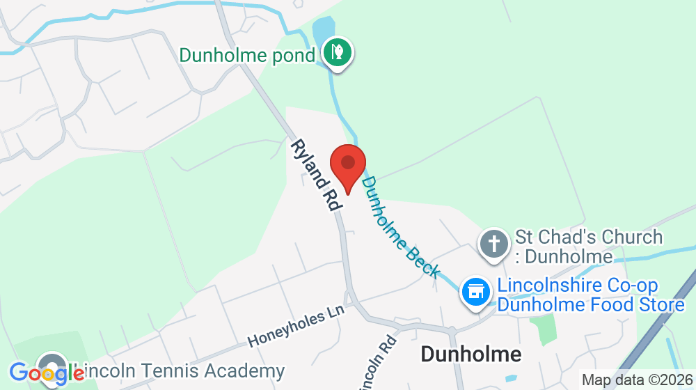 Map showing the location of Dunholme St Chad's Church of England Primary School
