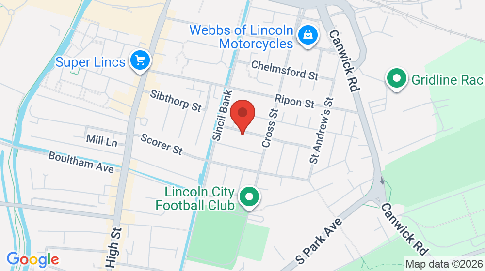 Map showing the location of EPC Lincoln - Energy Performance Certificates in Lincoln - EPC Near Me!