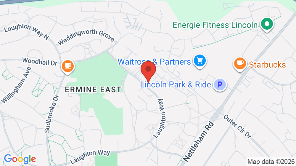 Map showing the location of Ermine Library