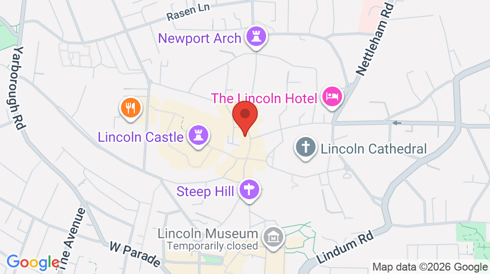 Map showing the location of FP WATSON LTD