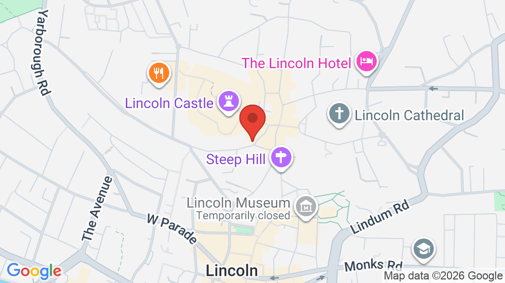 Map showing the location of Grin Orthodontics