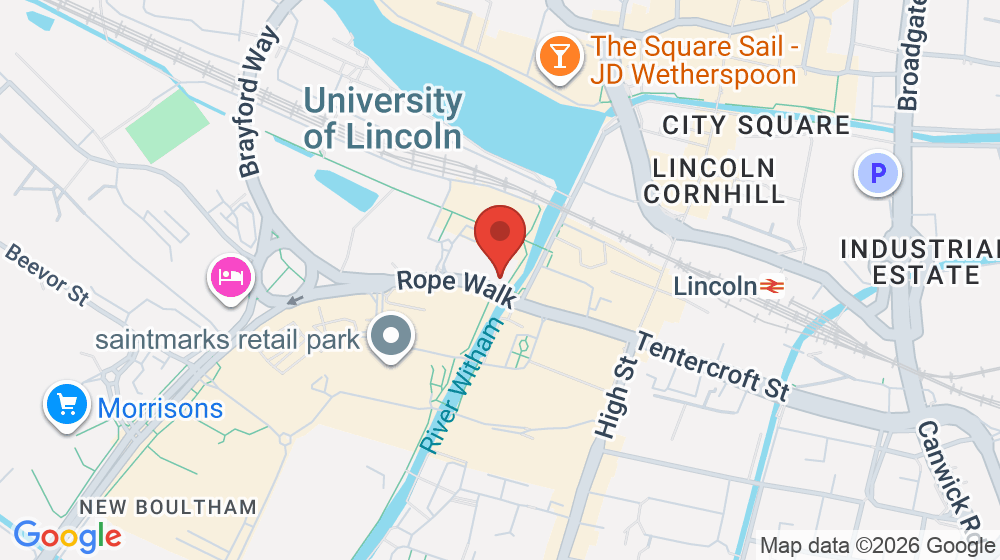 Map showing the location of HomeView Surveyors