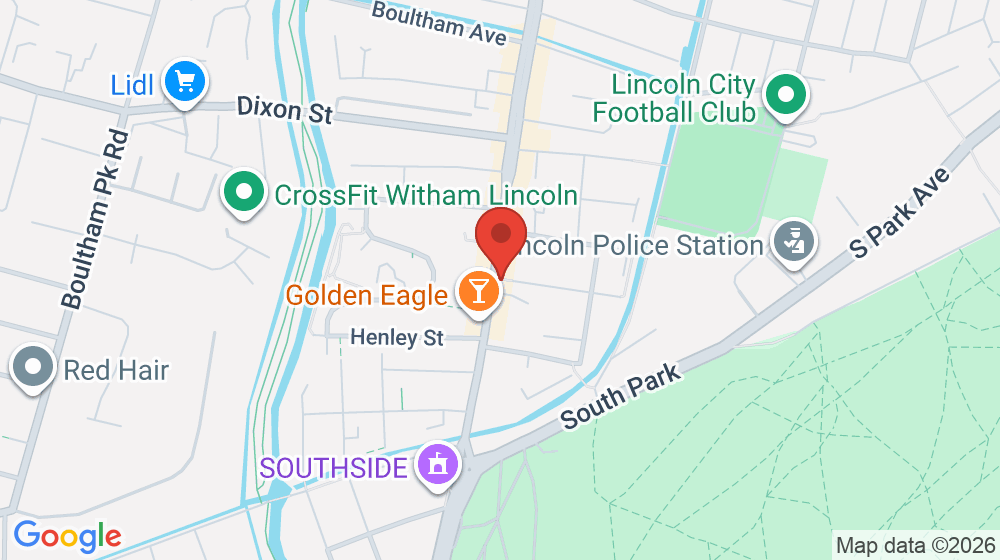 Map showing the location of Hurstons Chartered Certified Accountants