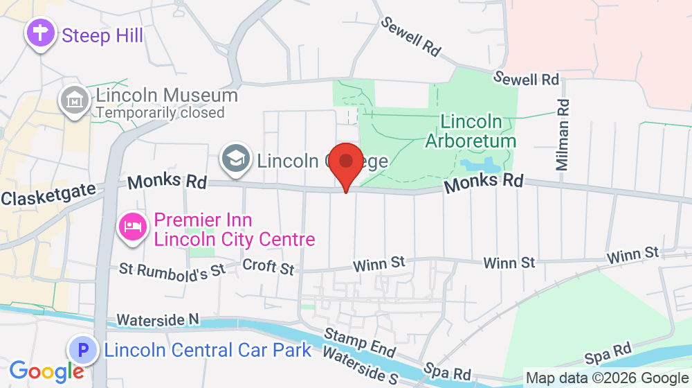 Map showing the location of LINCOLN CO-OP CHEMISTS LTD