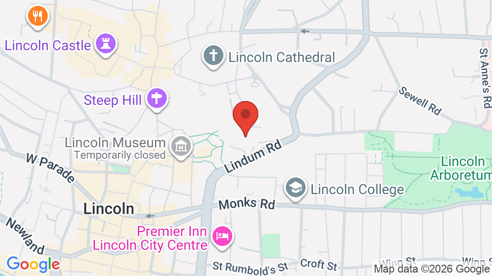 Map showing the location of Lincoln UTC