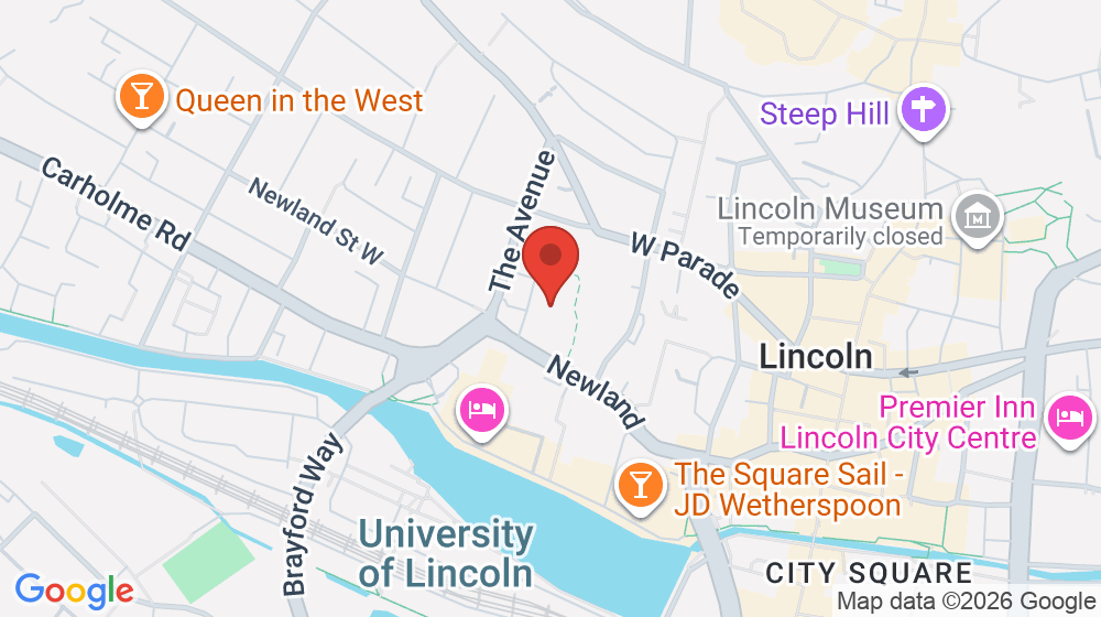 Map showing the location of Lincolnshire County Council