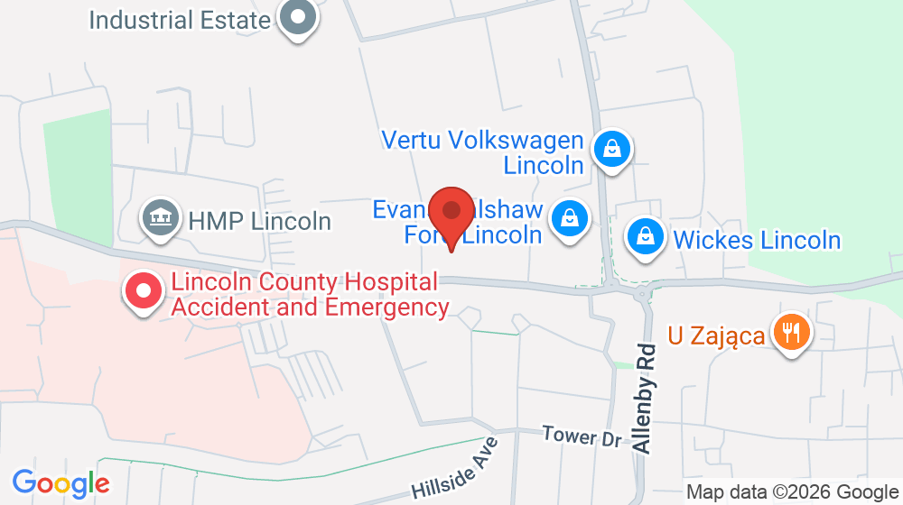 Map showing the location of Lincs Law Employment Solicitors