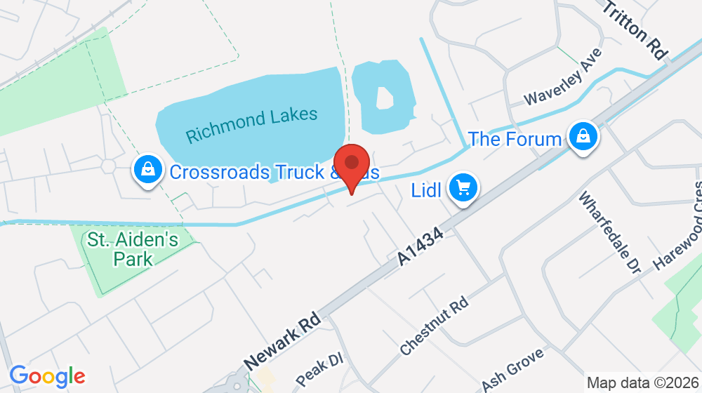 Map showing the location of Ling Moor Primary Academy