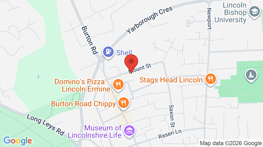 Map showing the location of Mount Street Academy