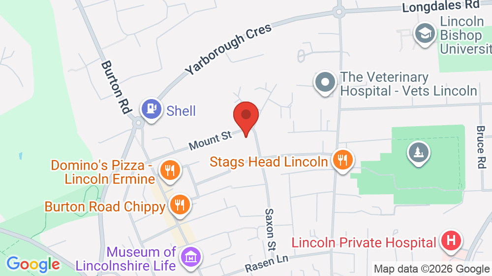 Map showing the location of Mount Street Academy