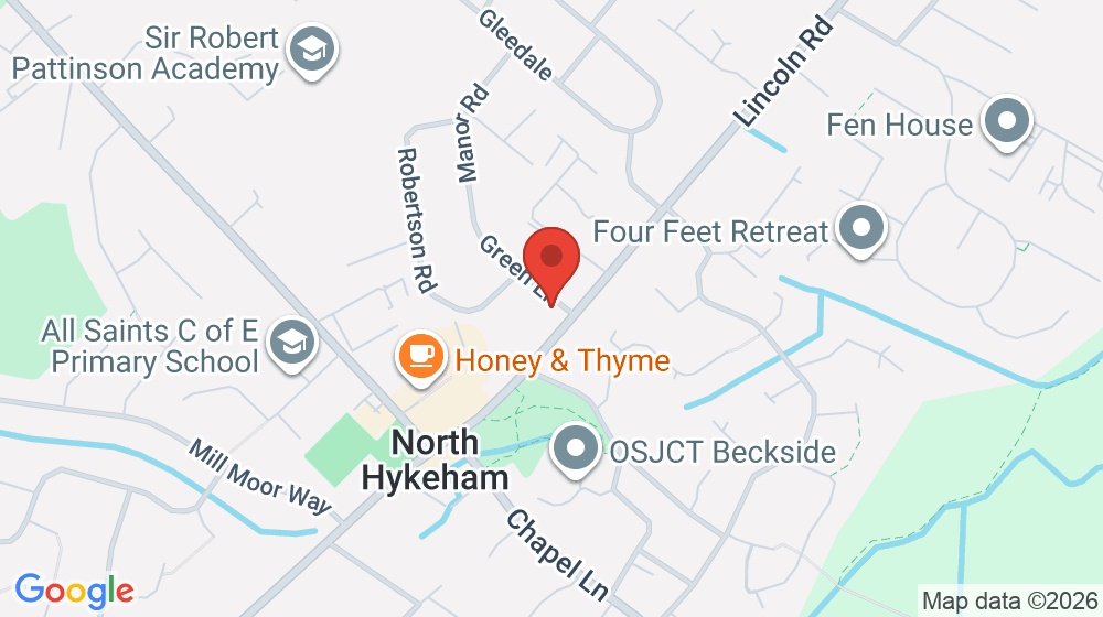 Map showing the location of Neil Appleby