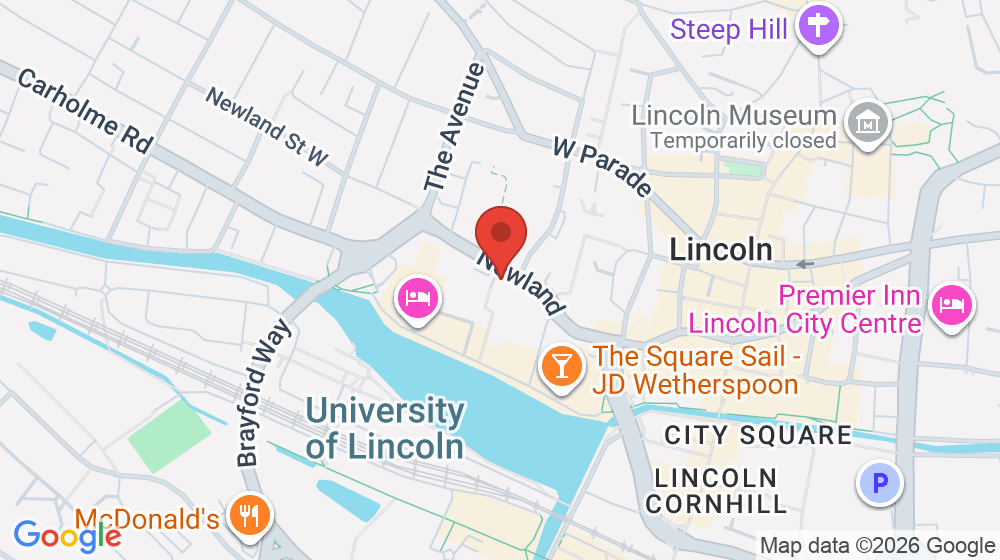 Map showing the location of Newland Dental Care