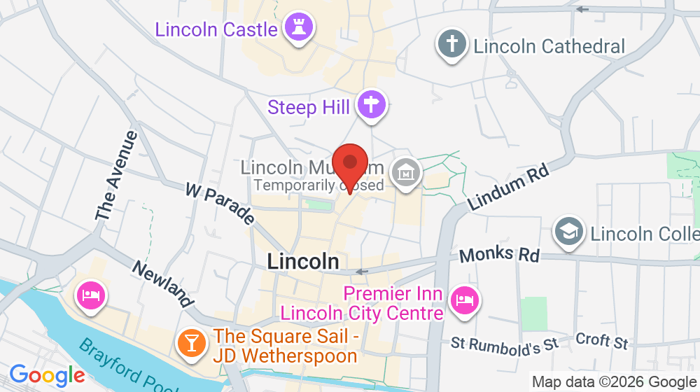Map showing the location of Oasis Dental Care