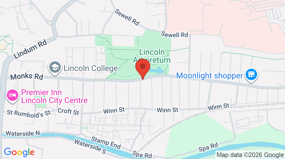 Map showing the location of Parish Church of All Saints (Church of England)