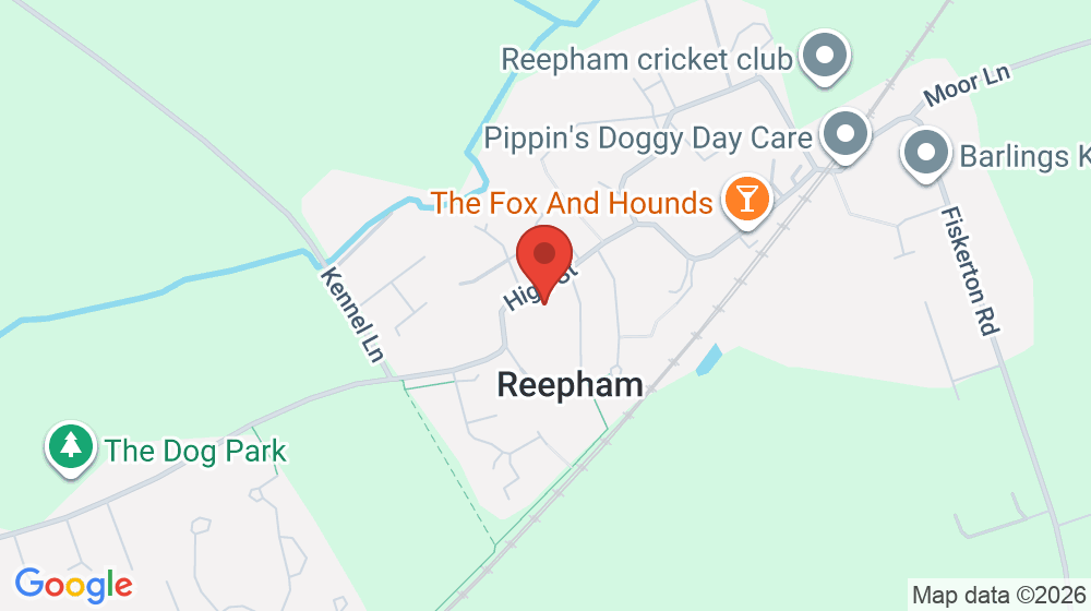 Map showing the location of Reepham Church of England Primary School
