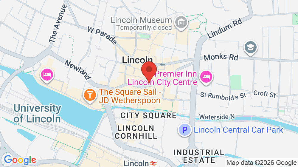 Map showing the location of Ringrose Law Solicitors