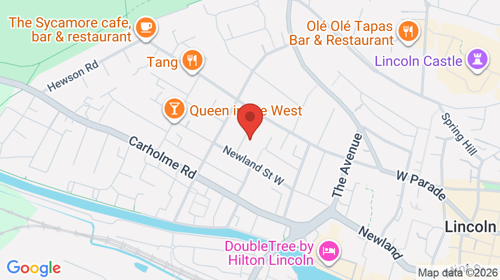 Map showing the location of Saint Faith's Church