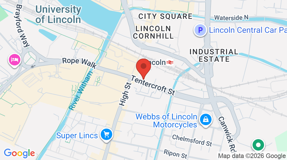 Map showing the location of Saul Fairholm Chartered Accountants