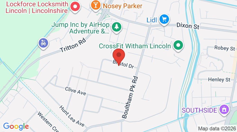 Map showing the location of Sir Francis Hill Community Primary School