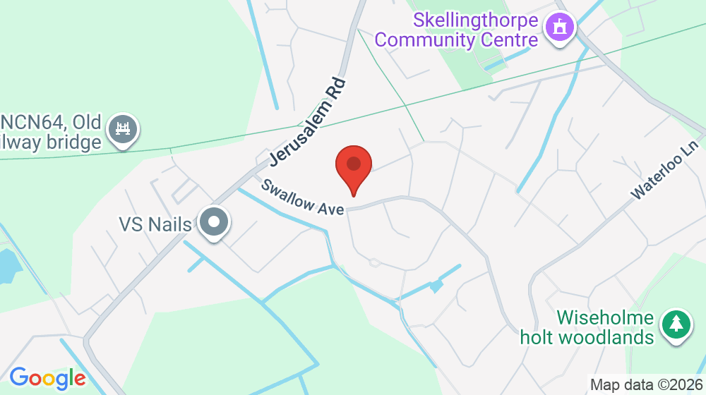 Map showing the location of Skellingthorpe the Holt Primary School