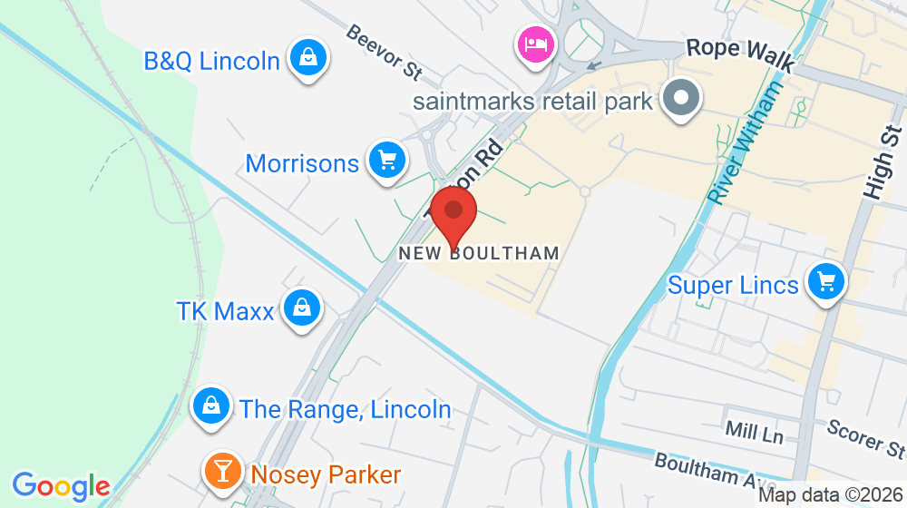 Map showing the location of Smyths Toys Superstores Lincoln