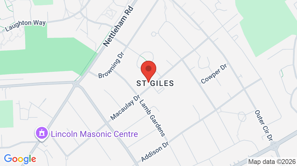 Map showing the location of Springwell Alternative Academy Lincoln