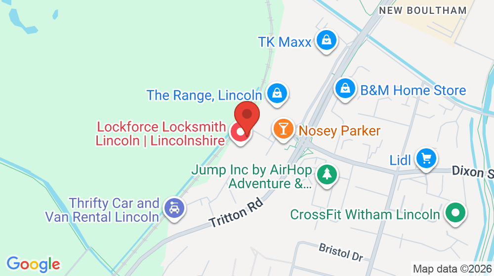 Map showing the location of Stowe Family Law LLP - Divorce Solicitors Lincoln