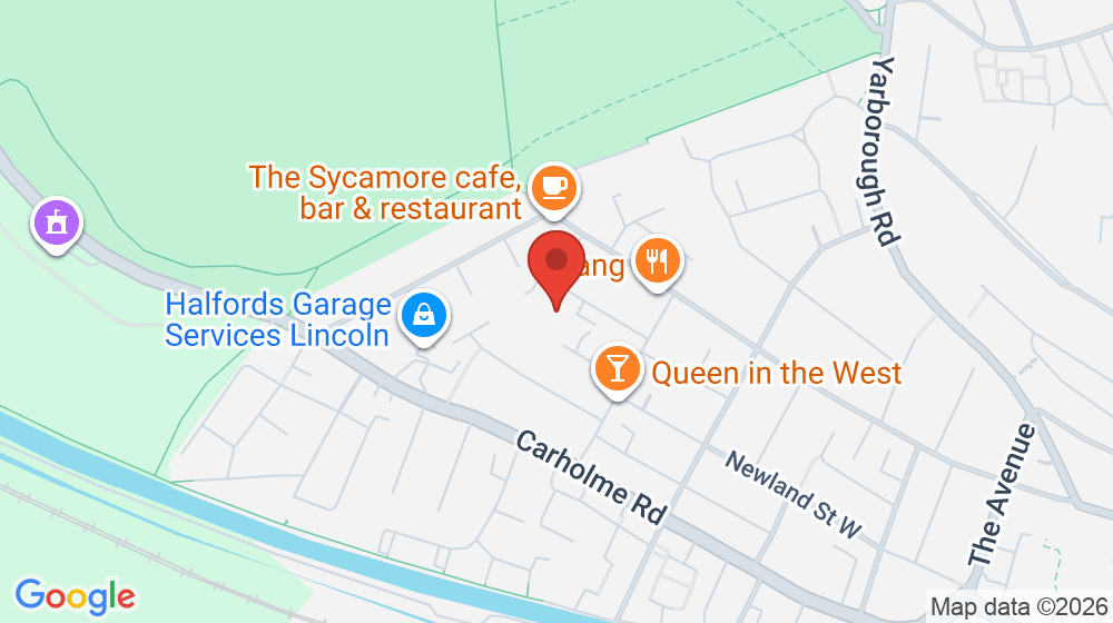 Map showing the location of Surestart Carholme Childrens Centre