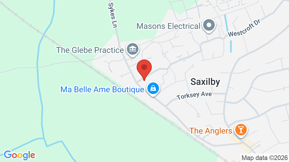 Map showing the location of THE GLEBE PRACTICE