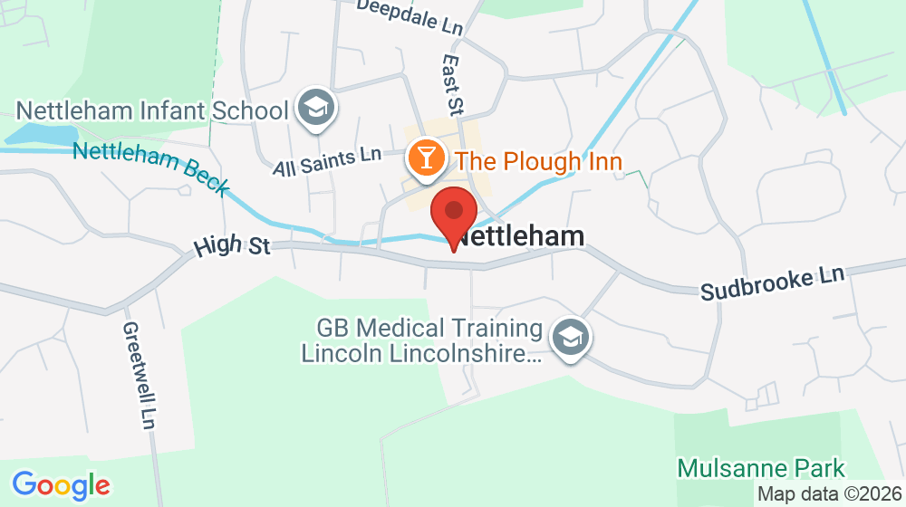 Map showing the location of The Nettleham Church of England Voluntary Aided Junior School