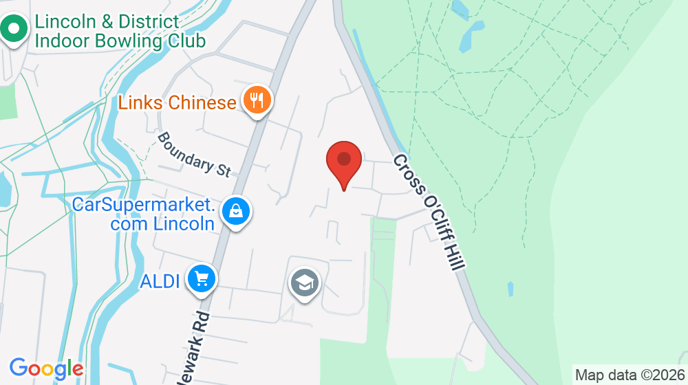 Map showing the location of The Priory Academy LSST