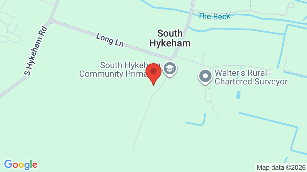 Map showing the location of The South Hykeham Community Primary School