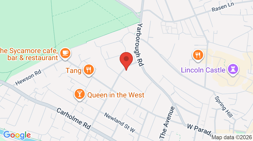 Map showing the location of The St Faith and St Martin Church of England Junior School, Lincoln