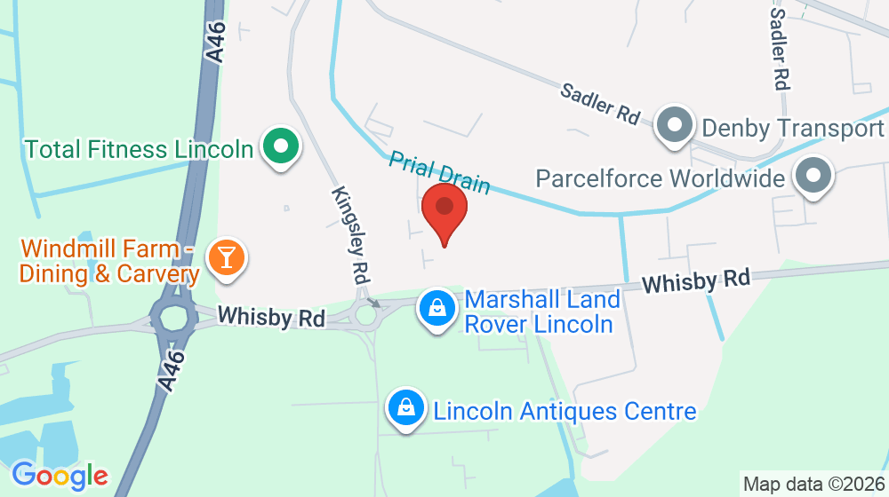 Map showing the location of The Willows School
