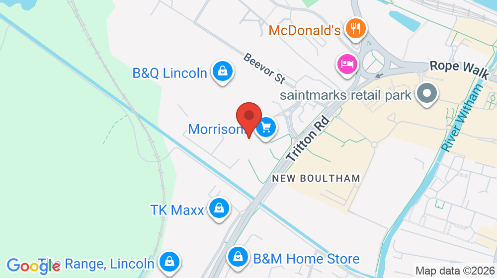 Map showing the location of TRITTON ROAD PHARMACY