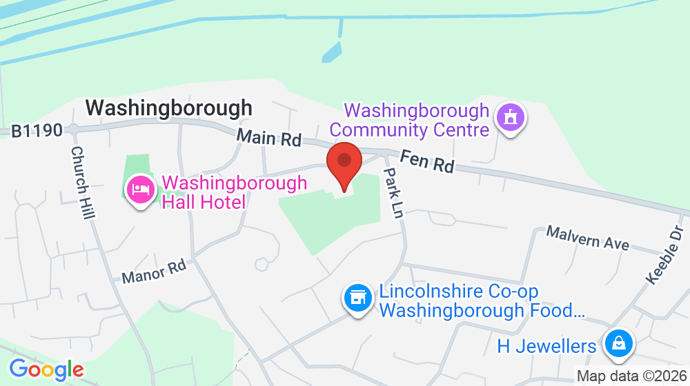 Map showing the location of Washingborough Academy & Penfold Nursery