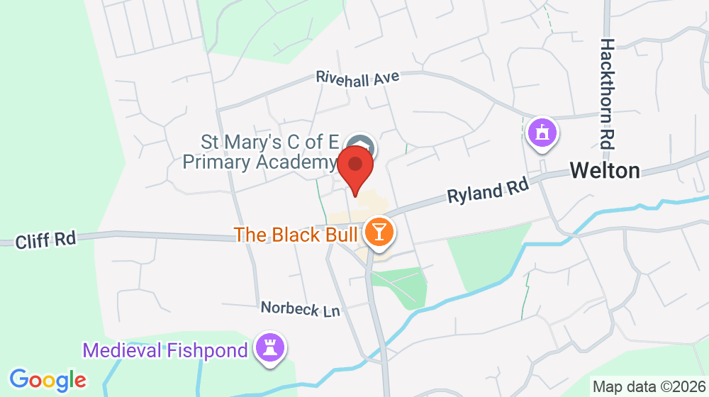 Map showing the location of WELTON FAMILY HEALTH CENTRE