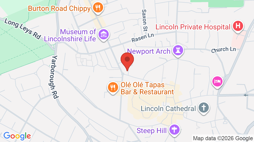 Map showing the location of Westgate Academy