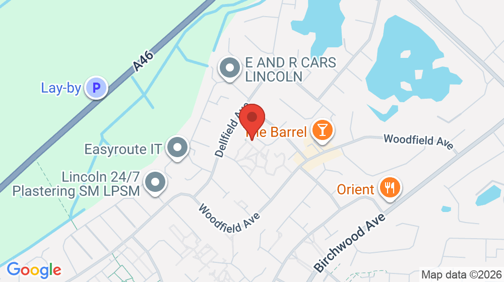 Map showing the location of Woodlands Infant and Nursery School