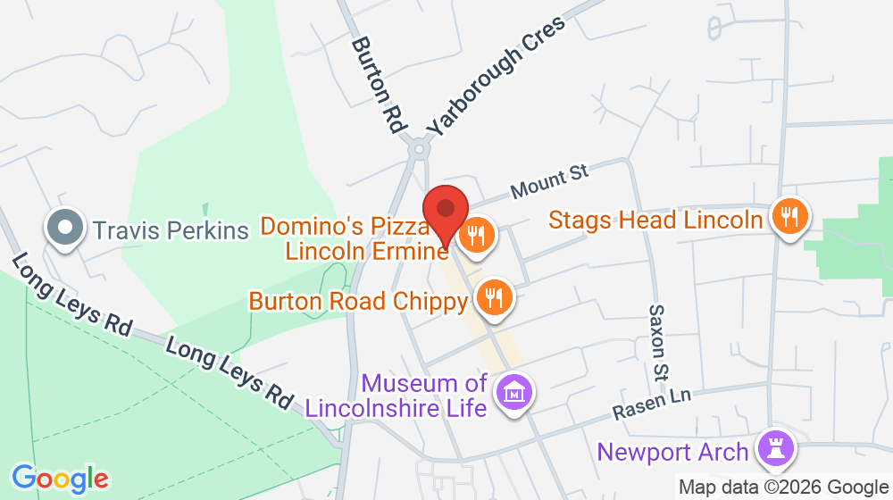 Map showing the location of Antonio Barbershop