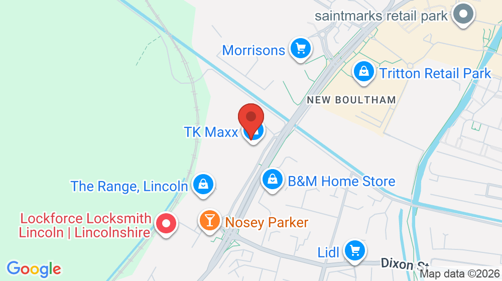 Map showing the location of Asda Café