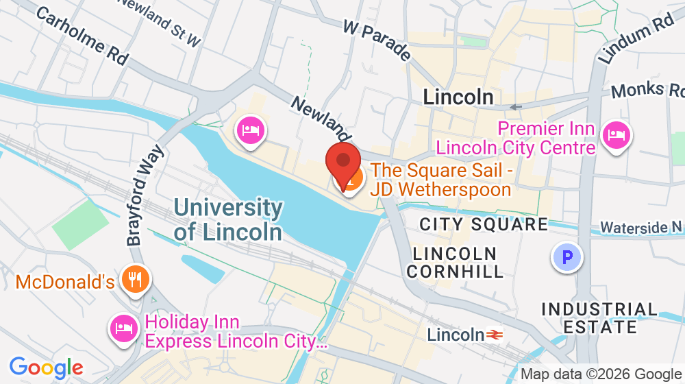 Map showing the location of ASK Italian