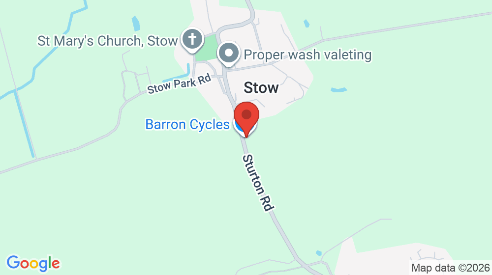 Map showing the location of Barons Cycles