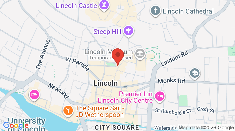 Map showing the location of Be At One