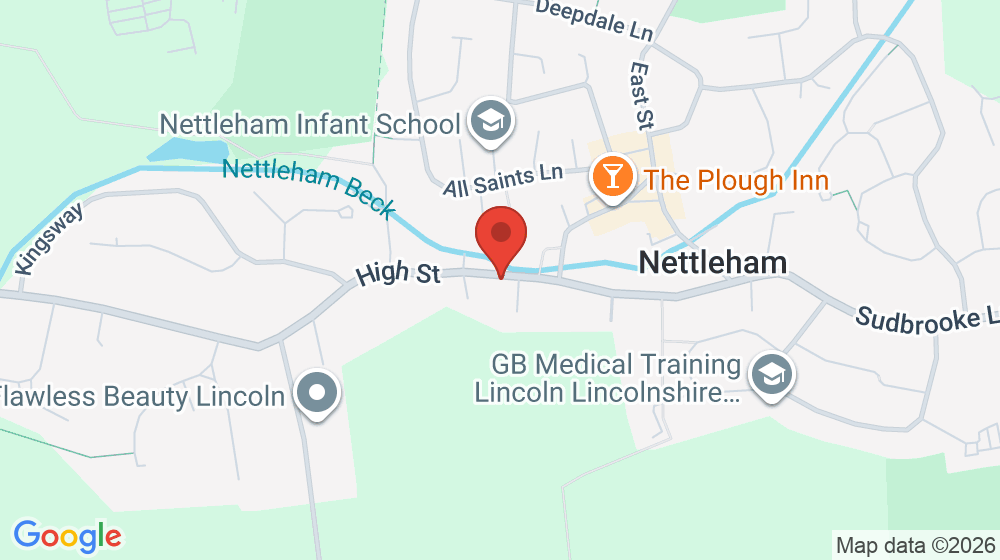 Map showing the location of Beckside Newsagents